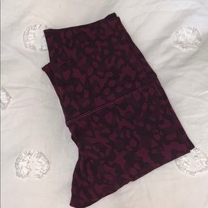Lululemon Leggings (Subtle Cheetah Print)